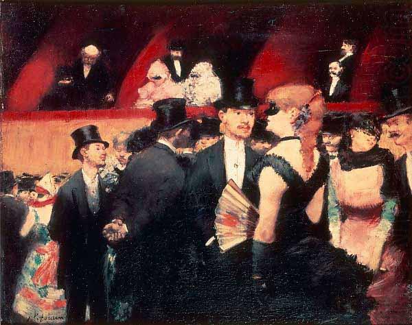 Un bal a lOpera, Jean-Louis Forain